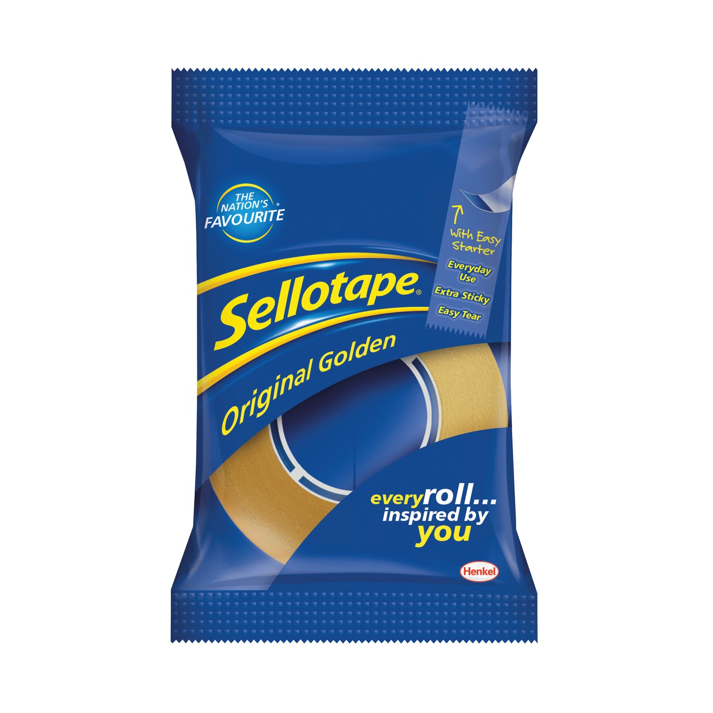 Sellotape Original Golden Tape 18mmx33m (Pack of 8) 1443251