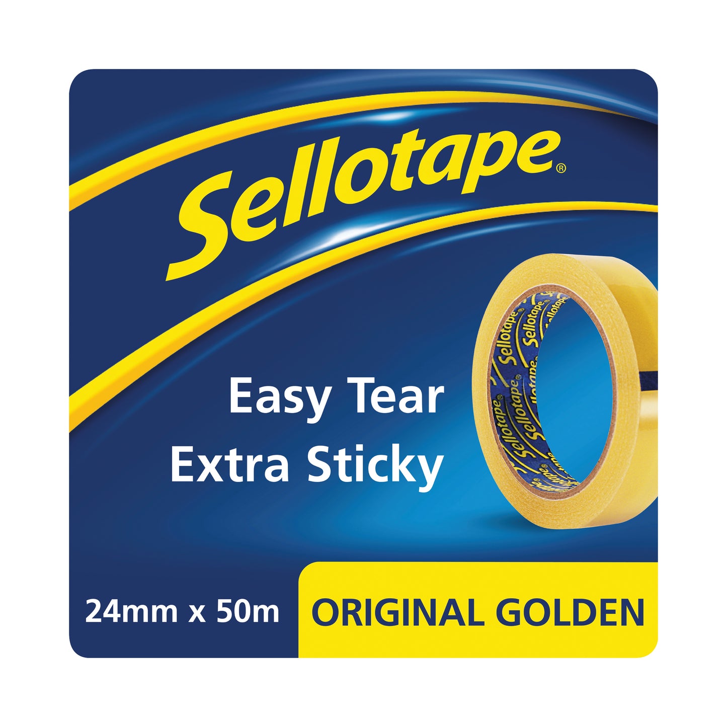 Sellotape Original Golden Tape 24mm x 50m (24 Pack) 1677859