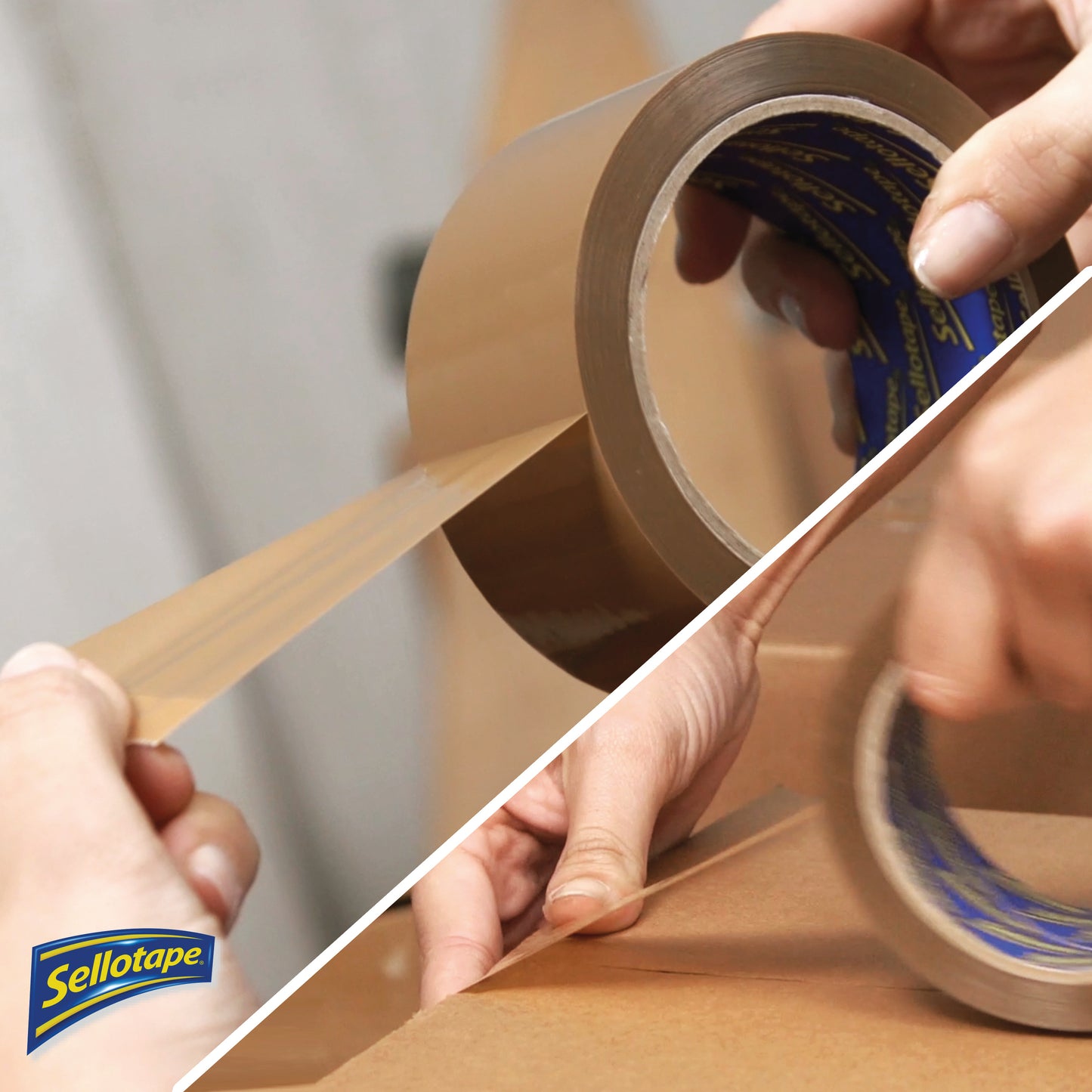 Sellotape Brown Parcel Tape 48mmx50m (Pack of 8 SRP) 1760686