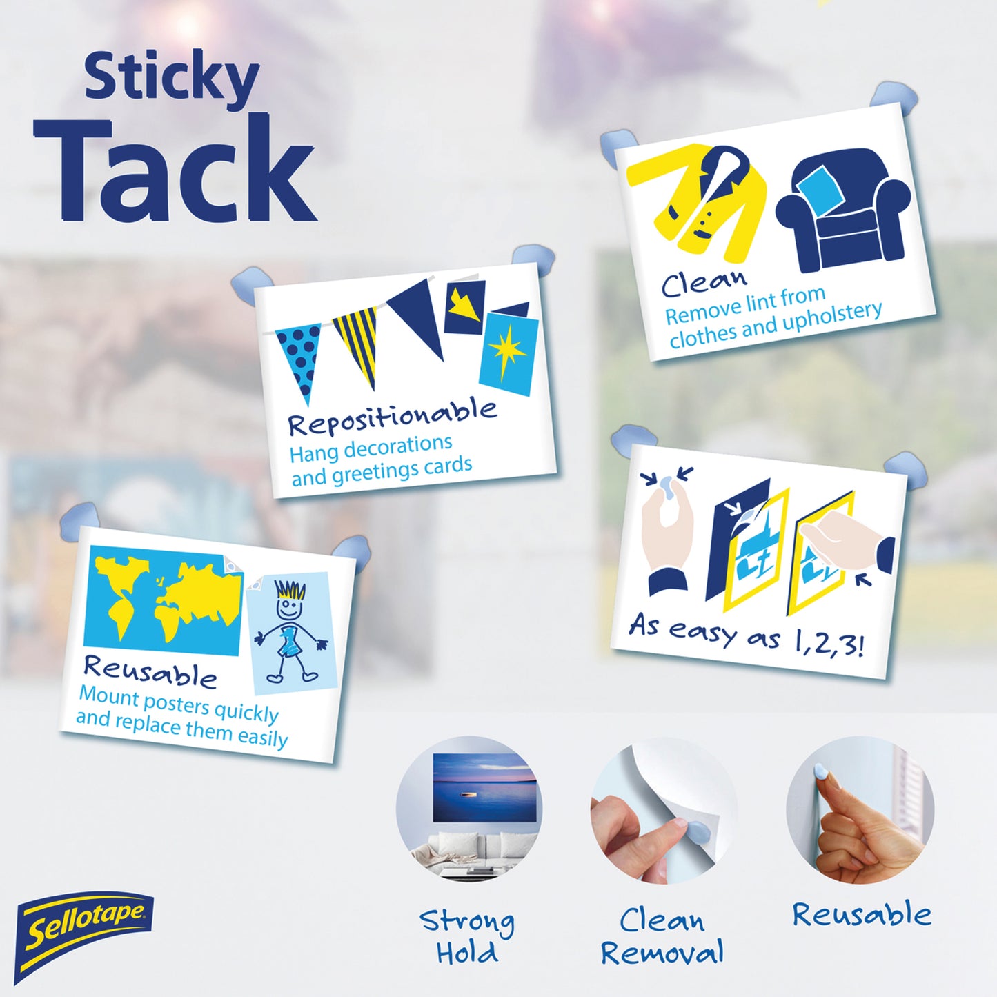 Sellotape Sticky Tack 45g 2679478