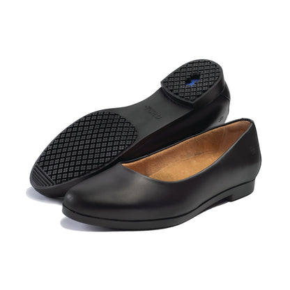 Shoes For Crews Reese Womens Metal Free Leather Dress Style OB Shoe