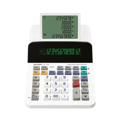 Sharp EL-1501 calculator Desktop Printing Multicolour, White