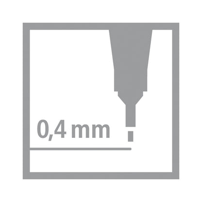 STABILO point 88 fineliner Black 1 pc(s)