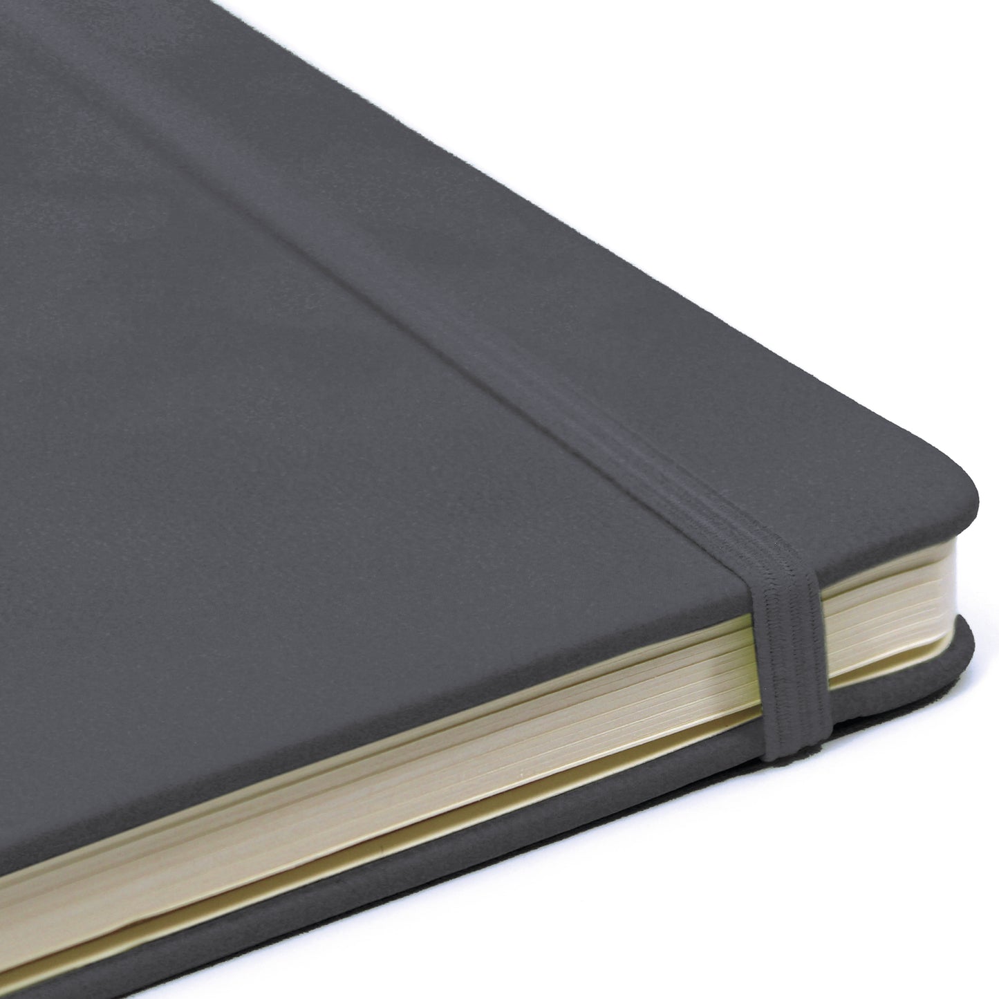 Silvine Soft Feel Executive Notebook Lined 160 Pages A5 Anthracite 197GY