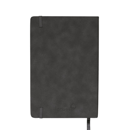 Silvine Soft Feel Executive Notebook Lined 160 Pages A5 Anthracite 197GY