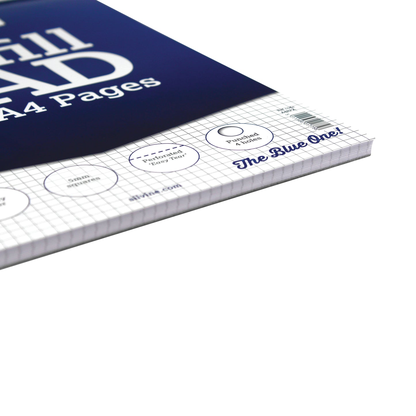 Silvine 5mm Square Headbound Refill Pad A4 160 Pages (Pack of 6) A4RPX