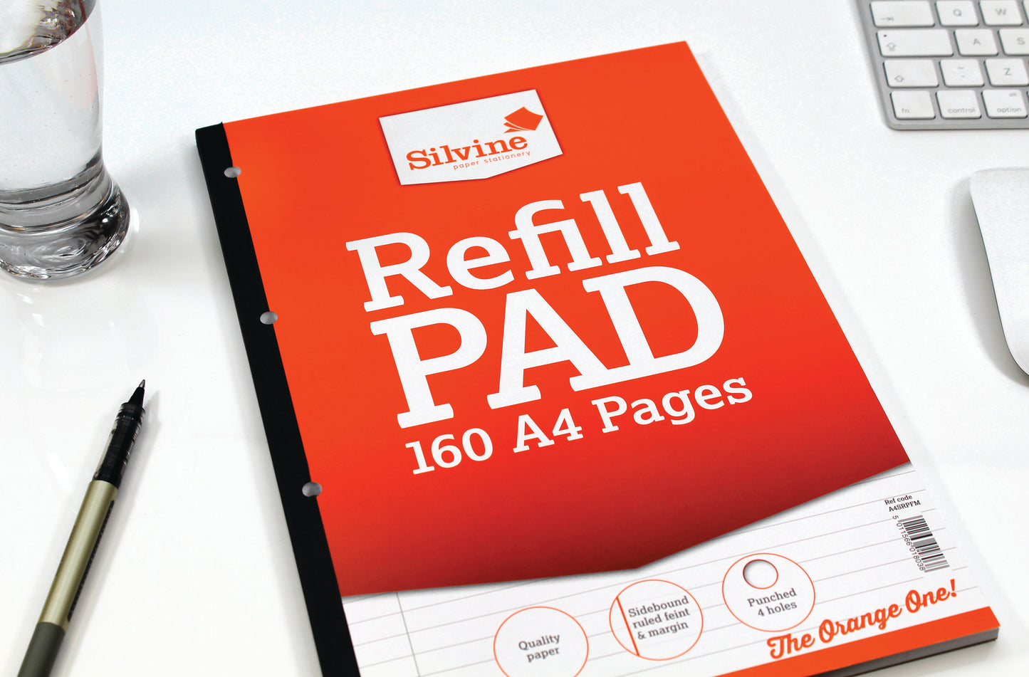 Silvine Ruled Sidebound Refill Pad A4 160 Pages (Pack of 6) A4SRPFM