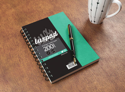 Silvine Luxpad Hardback Wirebound Notebook A5 (Pack of 6) SPA5