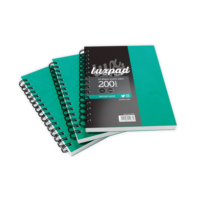 Silvine Luxpad Hardback Wirebound Notebook A5 (Pack of 6) SPA5