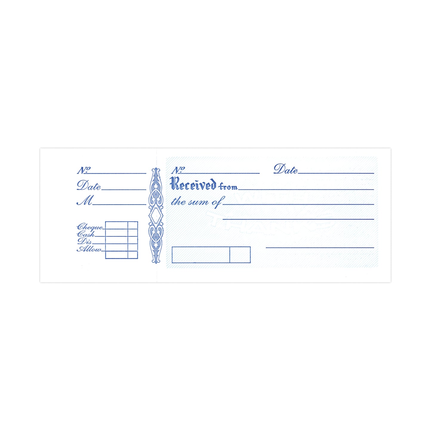 Silvine Receipt Book with Counterfoil 80x202mm (Pack of 36) 233