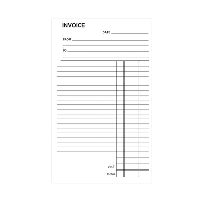 Silvine Duplicate Invoice Book 210x127mm (Pack of 6) 611