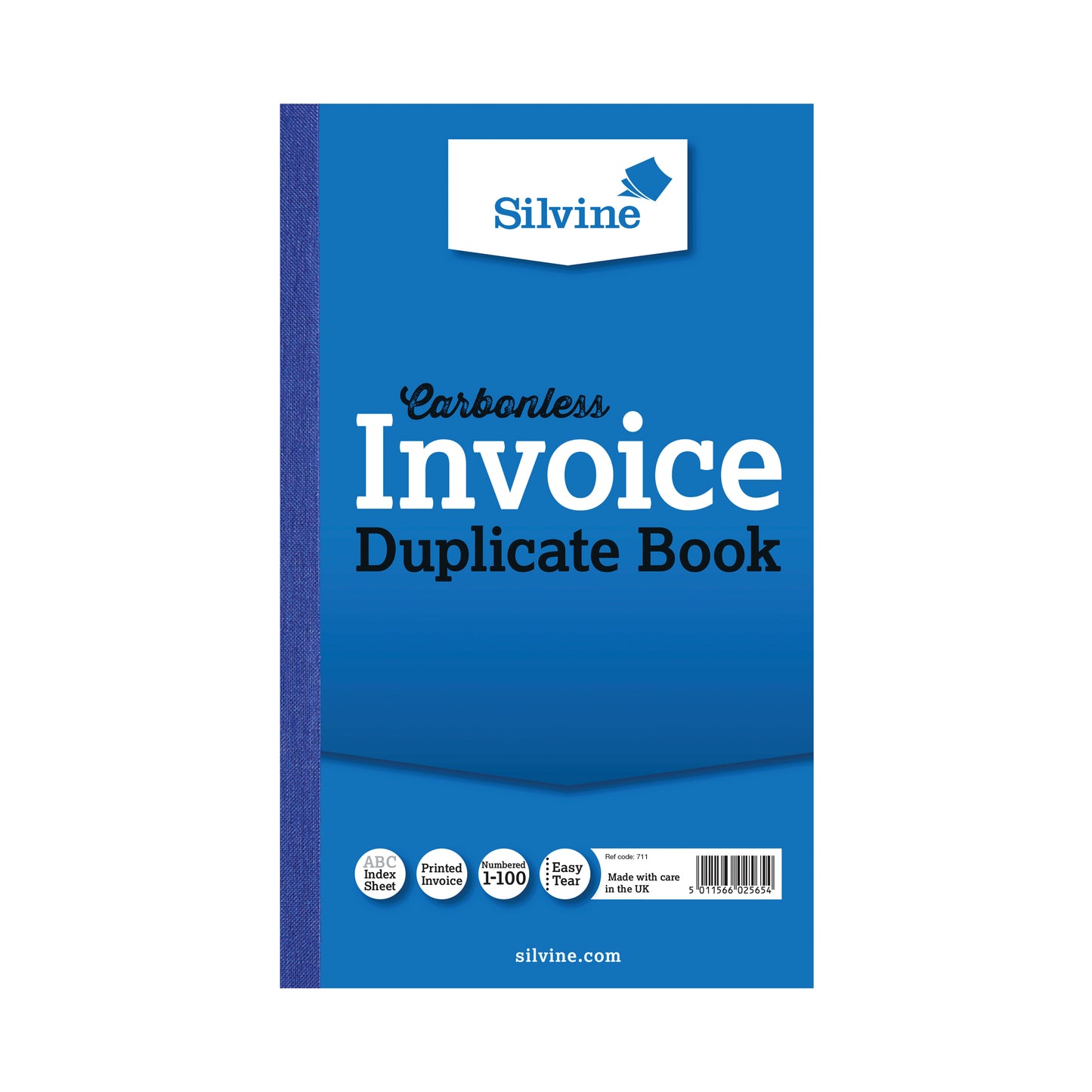 Silvine Carbonless Duplicate Invoice Book 210x127mm (Pack of 6) 711-T