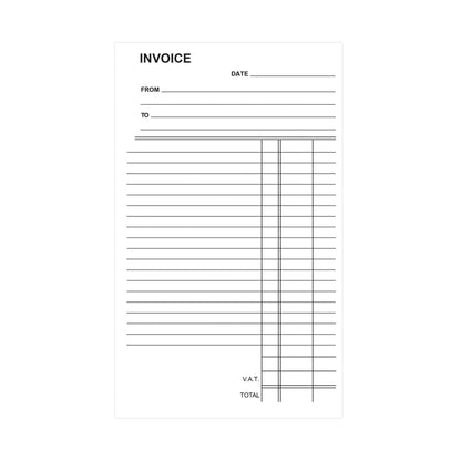 Silvine Carbonless Duplicate Invoice Book 210x127mm (Pack of 6) 711-T