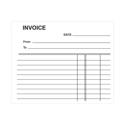 Silvine Duplicate Invoice Book 102x127mm (Pack of 12) 616