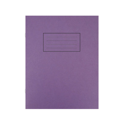 Silvine Exercise Book Ruled 229x178mm Purple (Pack of 10) EX100