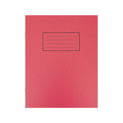 Silvine Exercise Book Ruled 229x178mm Red (Pack of 10) EX101