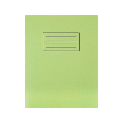 Silvine Exercise Book Ruled 229x178mm Green (Pack of 10) EX102