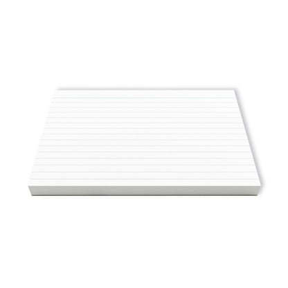Silvine Revision Card Notepad 50 Card White (Pack of 1000) CR50
