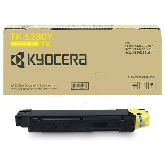 THS YELLOW TONER FOR ECOSYS M6235CIDN,M6635CIDN   TK5280Y