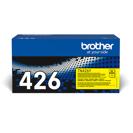 COMPATIBLE TN426Y YELLOW TONER - 6500 PAGES