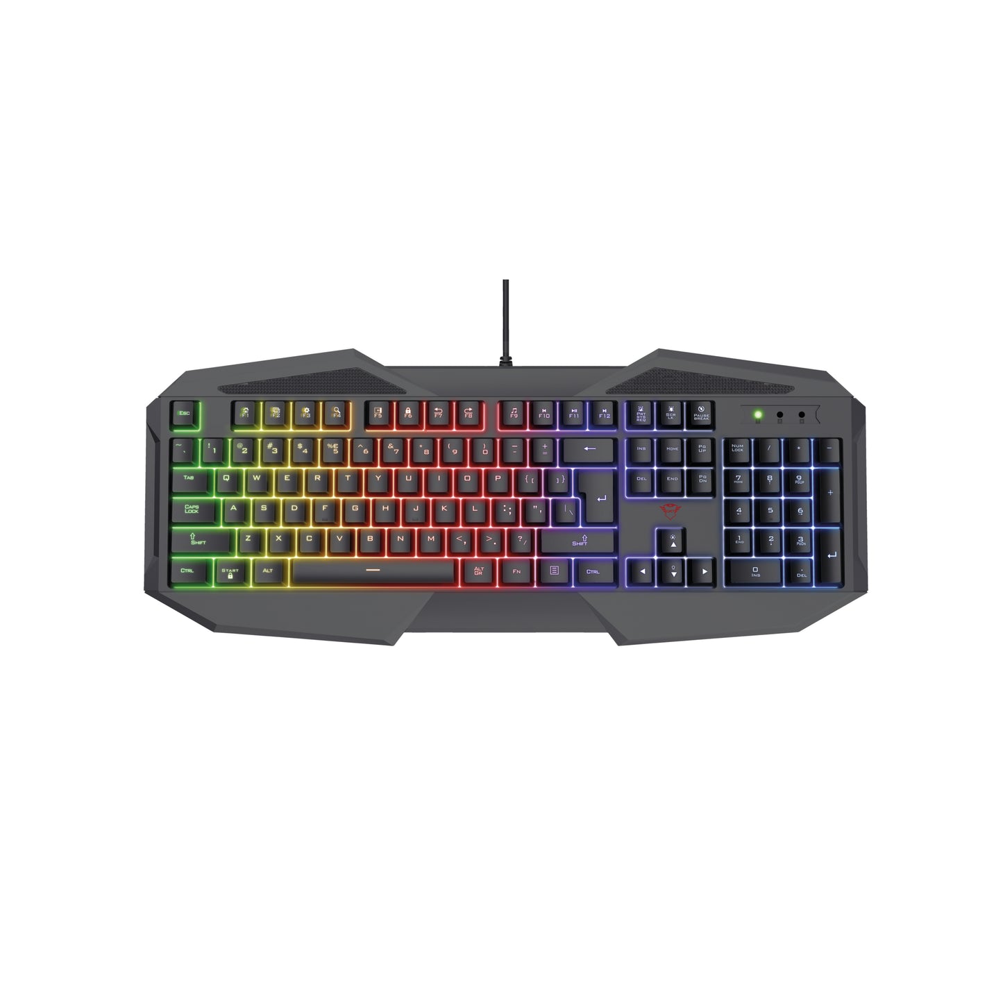 Trust GXT 830-RW Avonn keyboard Gaming USB QWERTY UK International Black