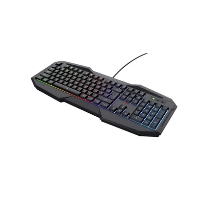 Trust GXT 830-RW Avonn keyboard Gaming USB QWERTY UK International Black