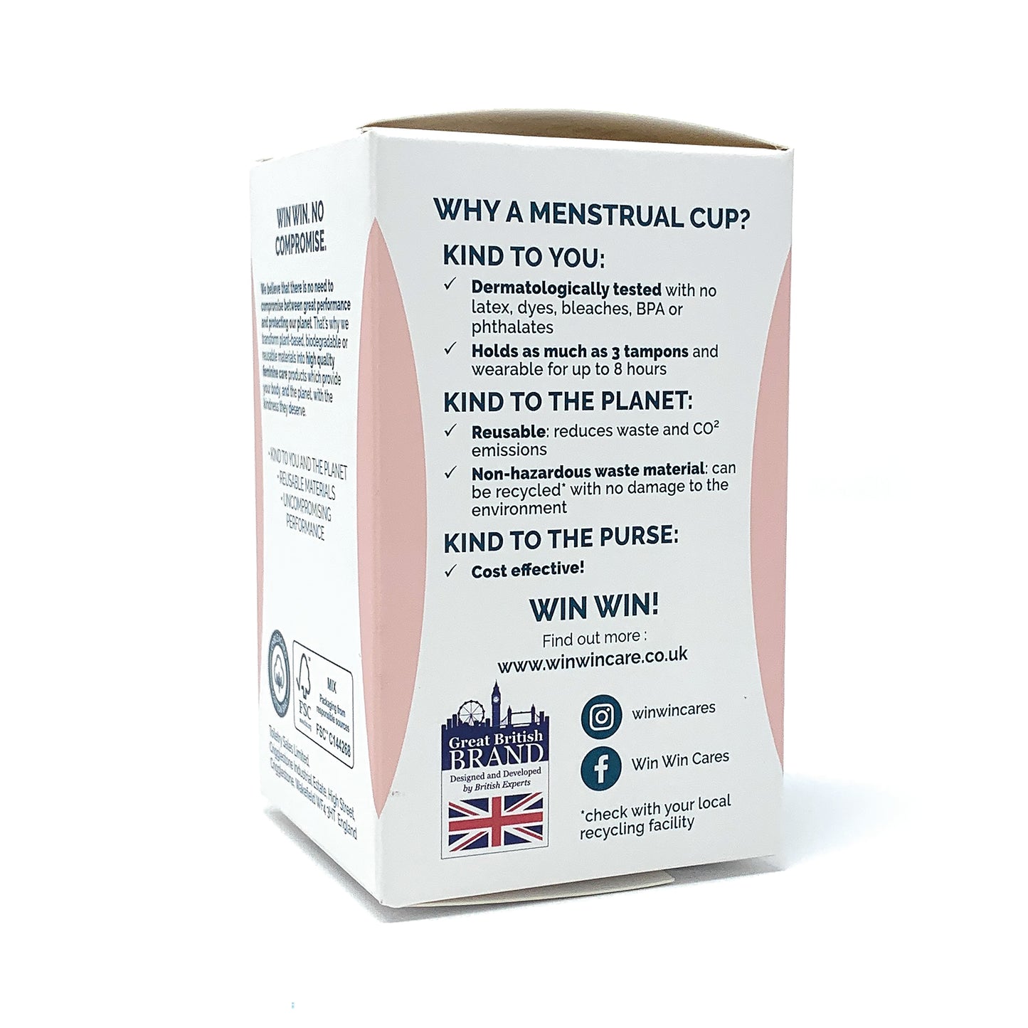 Win Win Menstrual Cup Size A (Pack of 3) 1026
