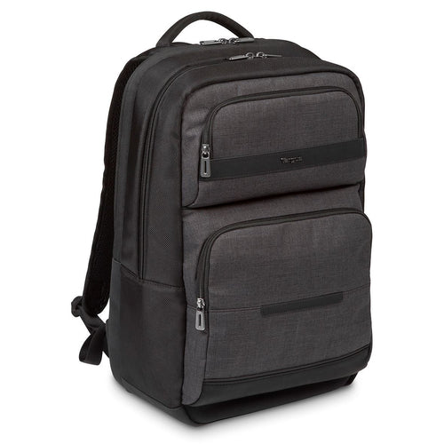Targus CitySmart backpack Casual backpack Black, Grey Faux leather, Polyurethane (PU)