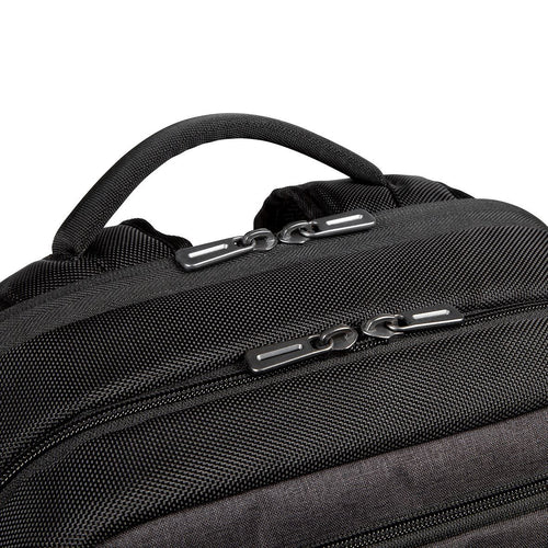 Targus CitySmart backpack Casual backpack Black, Grey Faux leather, Polyurethane (PU)
