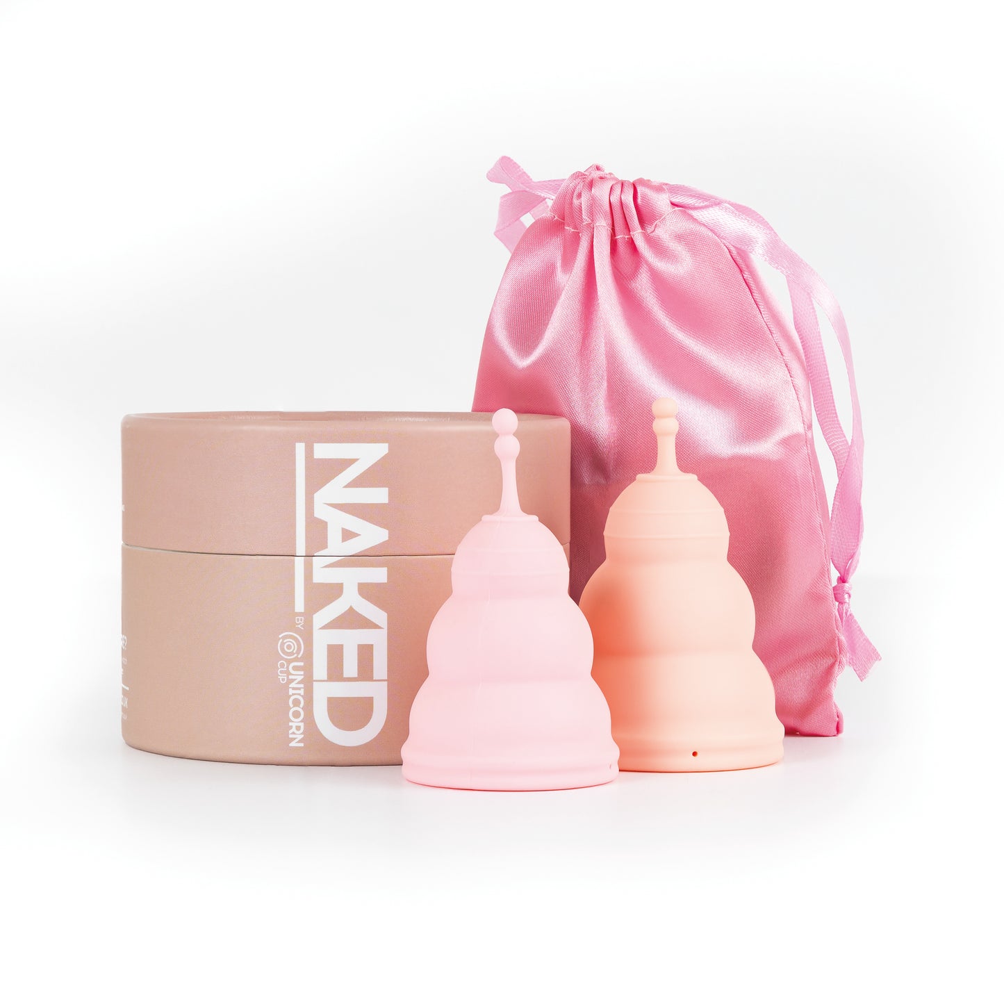 Naked by Unicorn Cup Menstrual Cup/Sterilising Cup Twin Pack NAKEDUNI