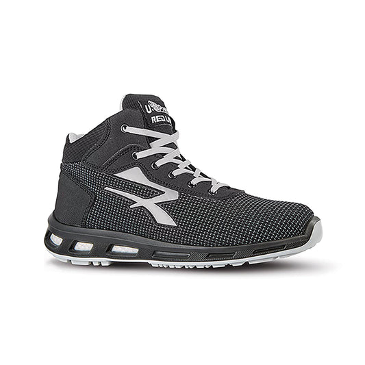U.Power Stego Safety S3 Aluminium Toe Cap Boots 1 Pair Black 07