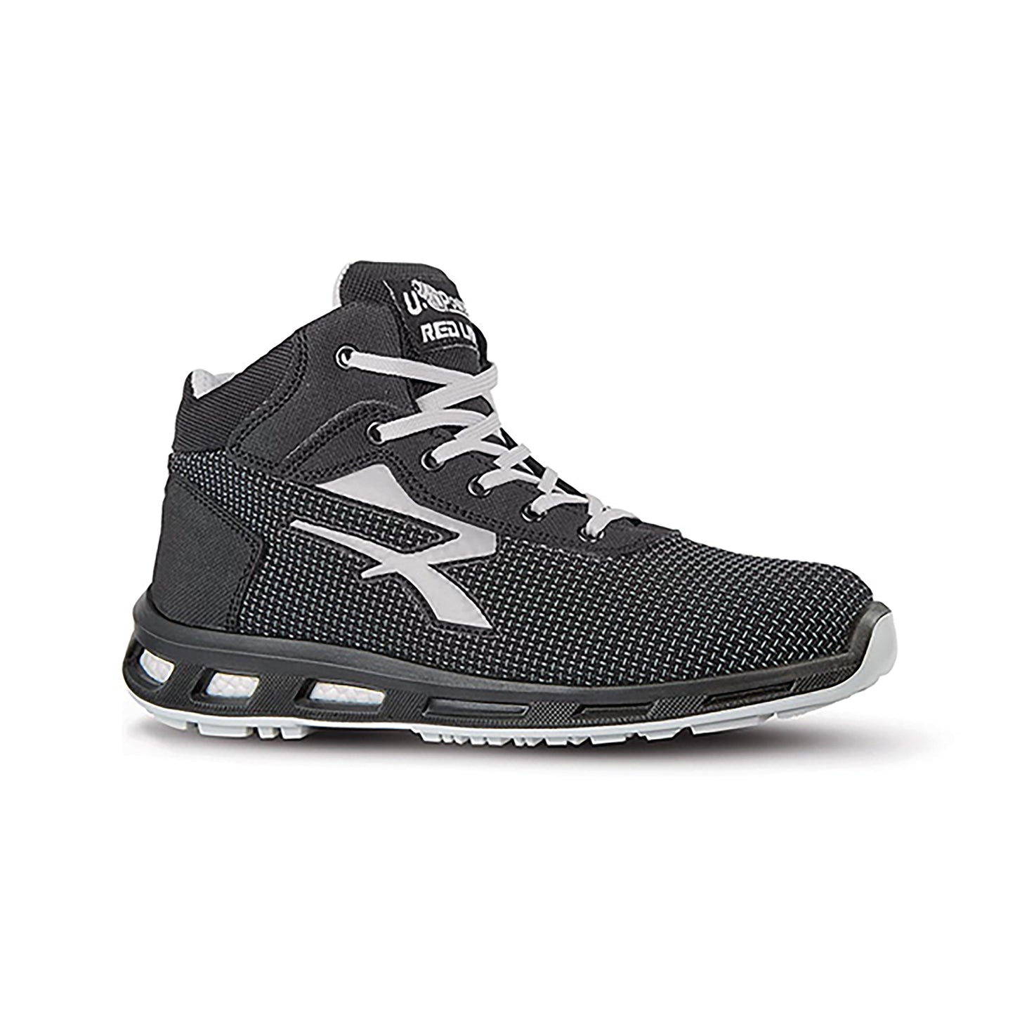 U.Power Stego Safety S3 Aluminium Toe Cap Boots 1 Pair Black 10