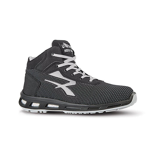 U.Power Stego Safety S3 Aluminium Toe Cap Boots 1 Pair Black 11