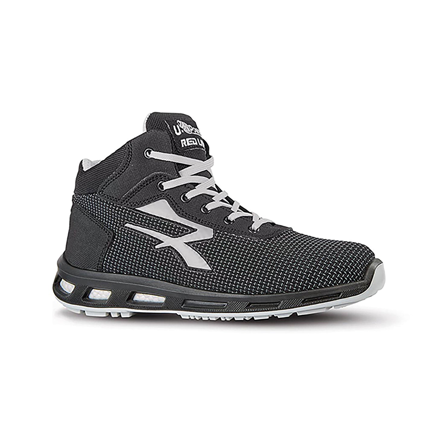 U.Power Stego Safety S3 Aluminium Toe Cap Boots 1 Pair Black 13