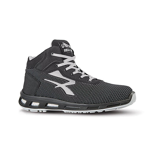 U.Power Stego Safety S3 Aluminium Toe Cap Boots 1 Pair Black 13