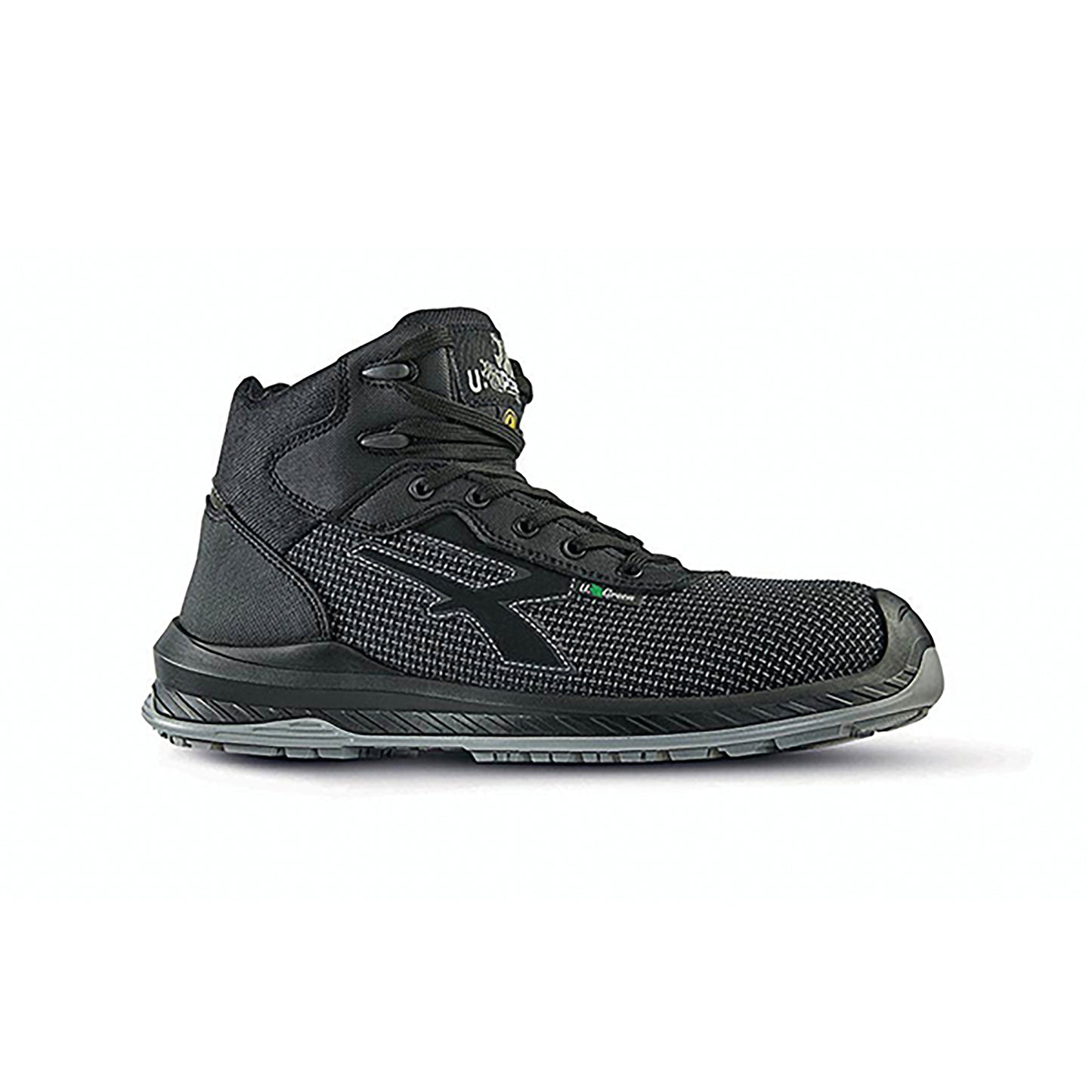 U.Power Land Safety S3 Carbon Neutral Recycled Polyester Upper Boots 1 Pair Black 10