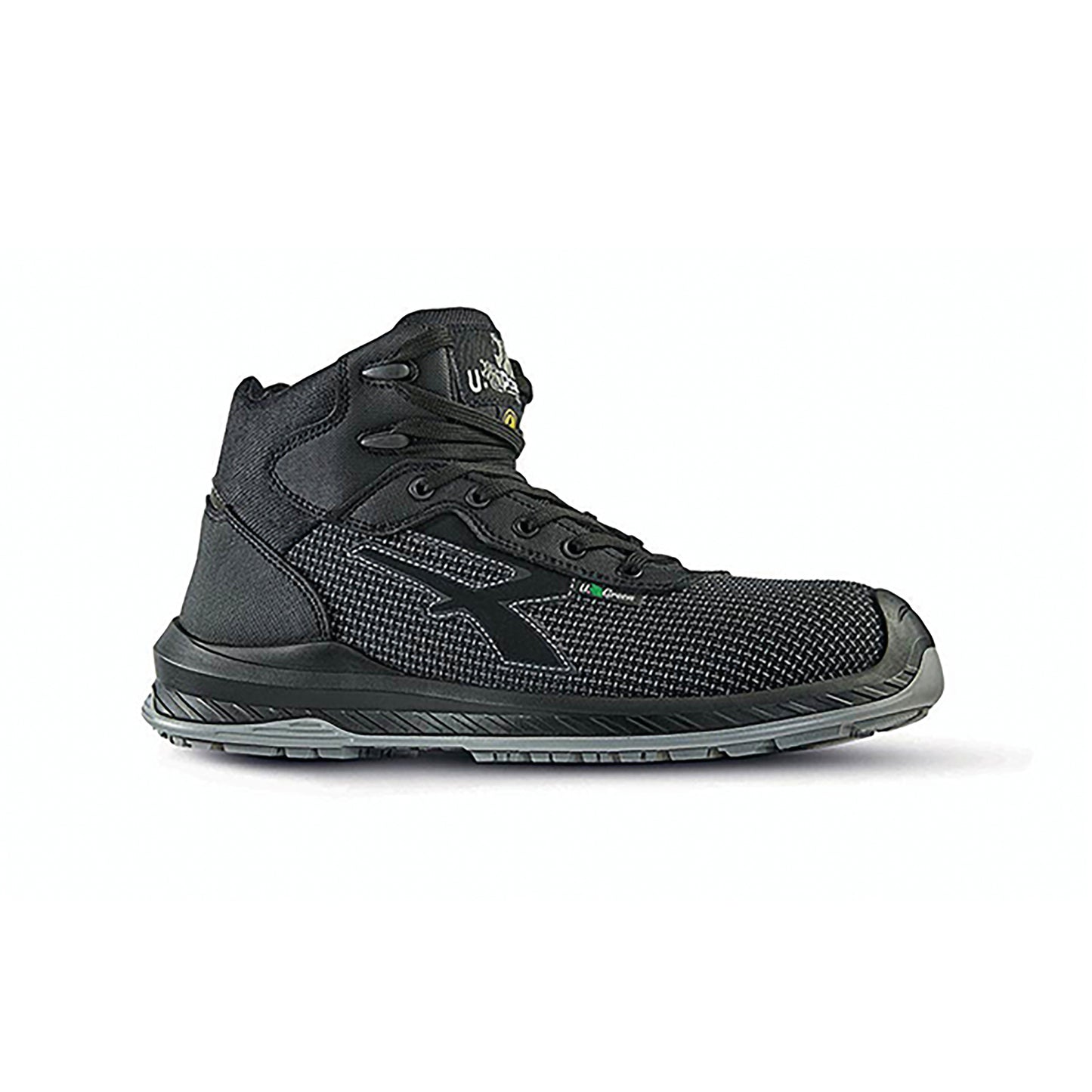 U.Power Land Safety S3 Carbon Neutral Recycled Polyester Upper Boots 1 Pair Black 11