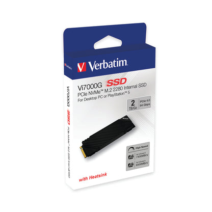 Verbatim Vi7000G PCIe NVMe M.2 SSD 2TB The Ultimate Gaming Solution