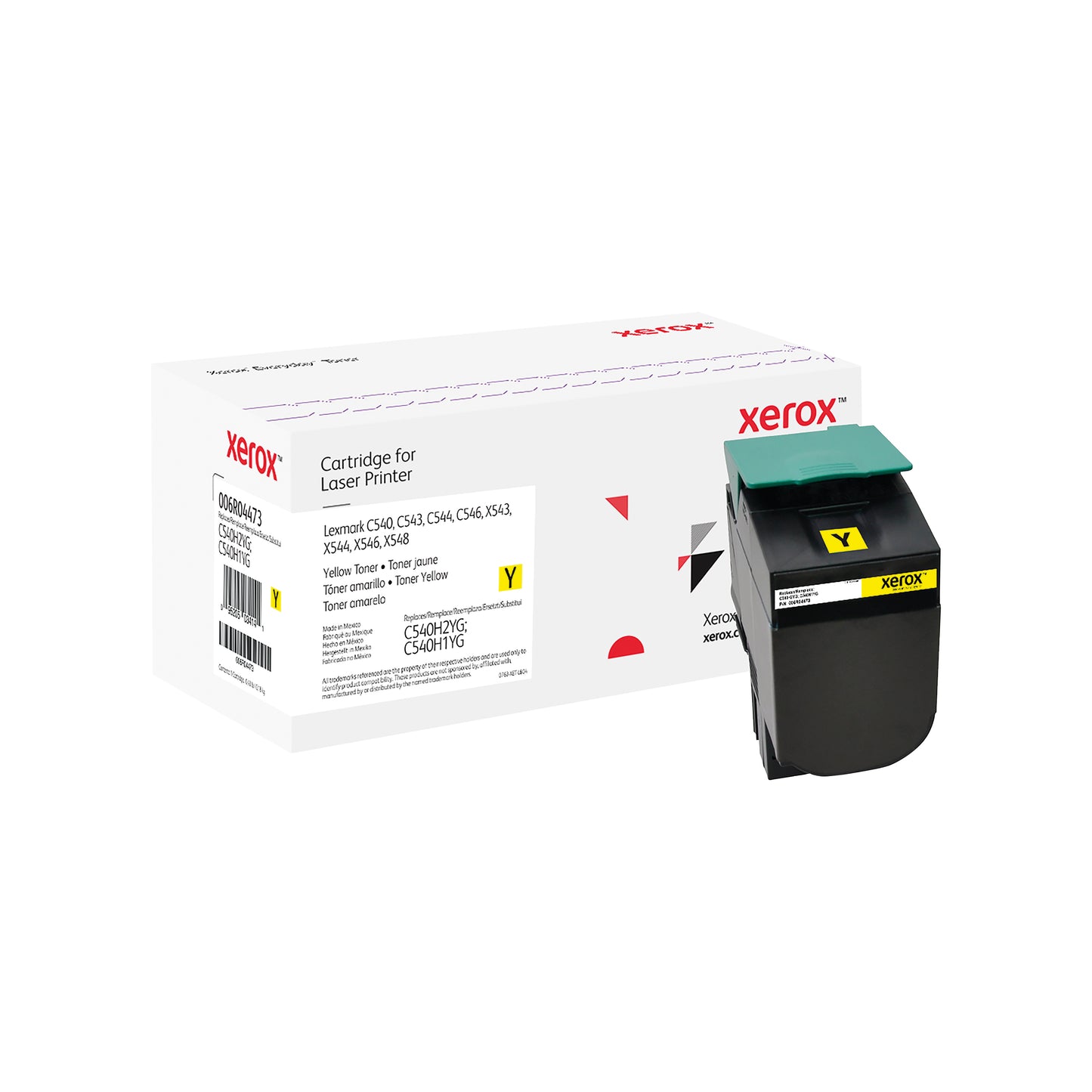 Xerox Everyday Replacement for C540H2YG/C540H1YG Laser Toner Yellow 006R04473