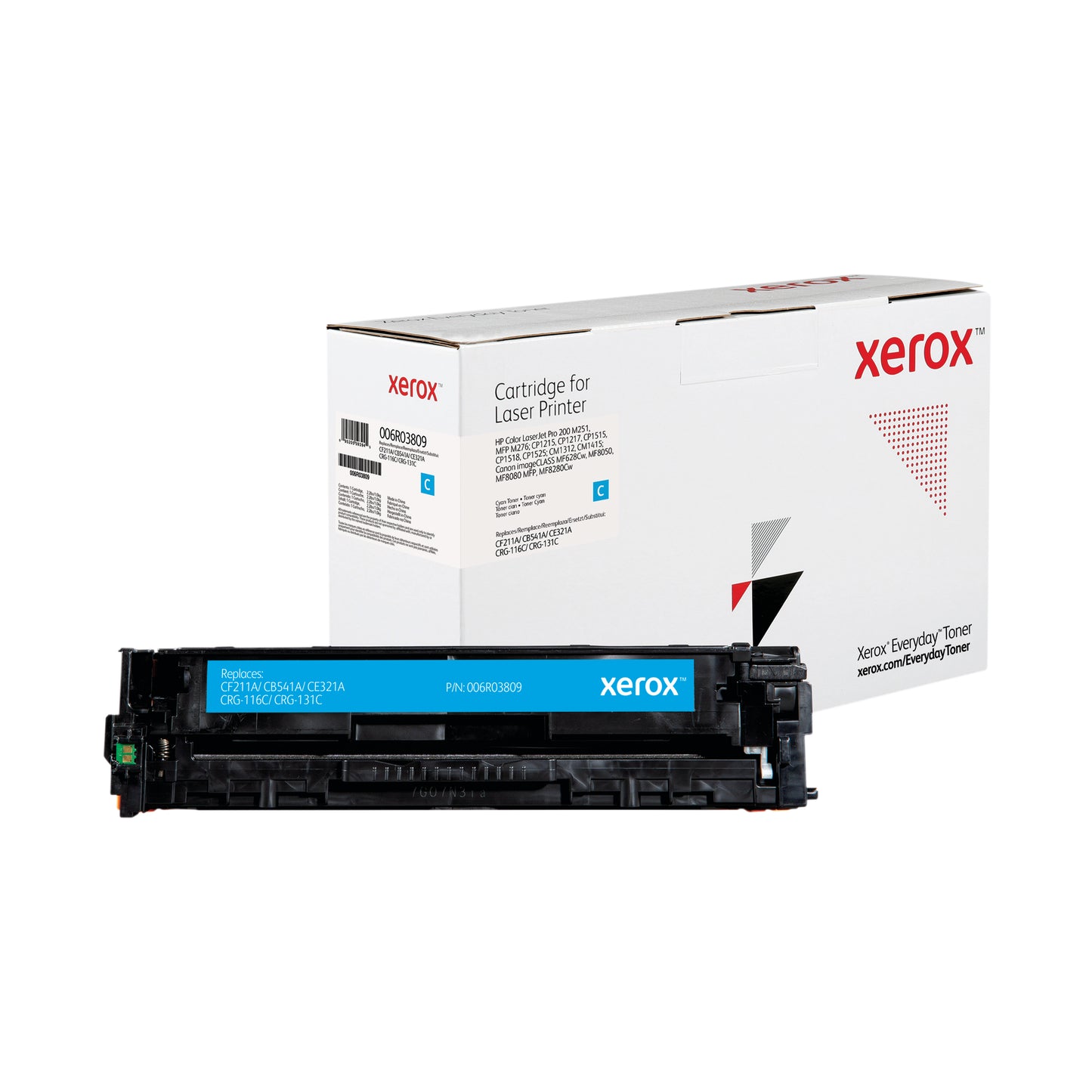 Everyday™ Cyan Remanufactured Toner by Xerox compatible with HP 131A (CF211A), Standard capacity