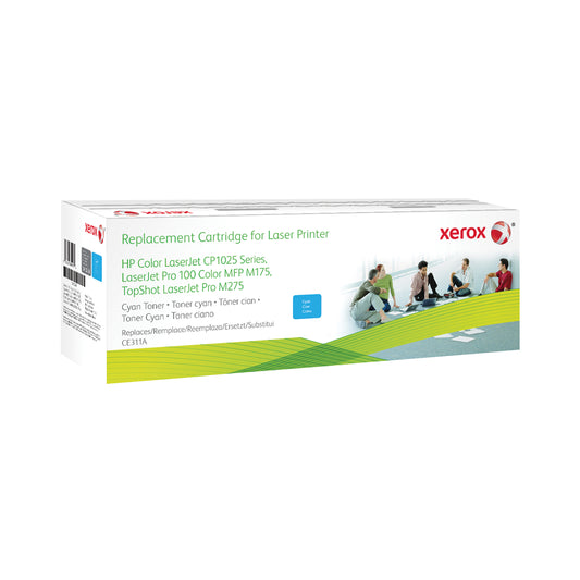 Xerox Everyday HP CE311A  Remanufactured Compatible Laser Toner Cartridge Cyan 106R02258