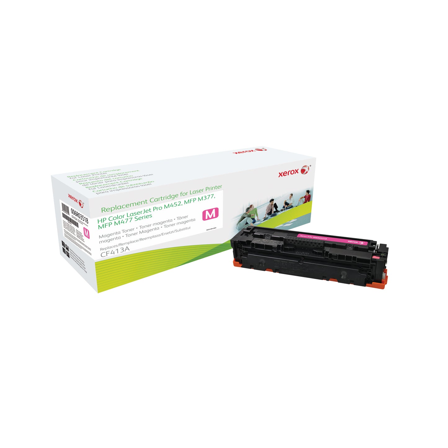 Everyday™ Magenta Remanufactured Toner by Xerox compatible with HP 410A (CF413A), Standard capacity