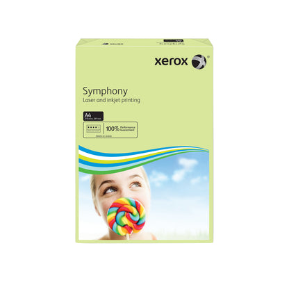 Xerox Symphony Pastel Tints Green Ream A4 Paper 80gsm 003R93965 (Pack of 500) 003R93965