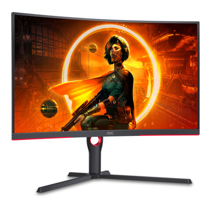 AOC CQ32G3SU/BK computer monitor 80 cm (31.5") 2560 x 1440 pixels Quad HD LED Black, Red