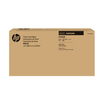 Samsung CLT-P406B 2-pack Black Original Toner Cartridge