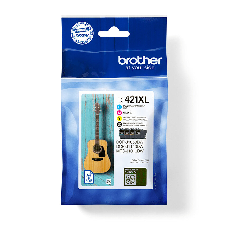 Brother LC421XLVAL ink cartridge 1 pc(s) Original Black, Cyan, Magenta, Yellow