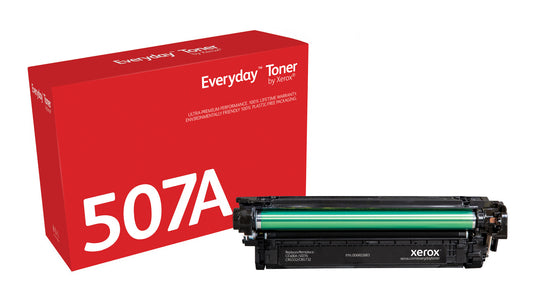 Everyday ™ Black Toner by Xerox compatible with HP 507A (CE400A), Standard capacity