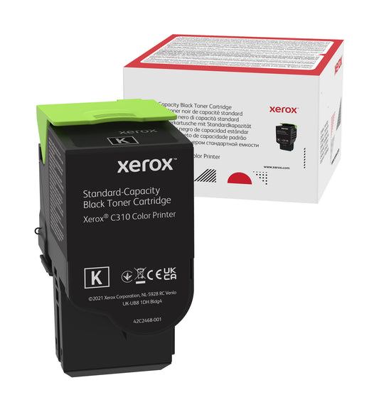 Xerox Genuine ® C310 Color Printer/C315 Color Multifunction Printer Black Standard capacity Toner Cartridge (3000 Pages) - 006R04356