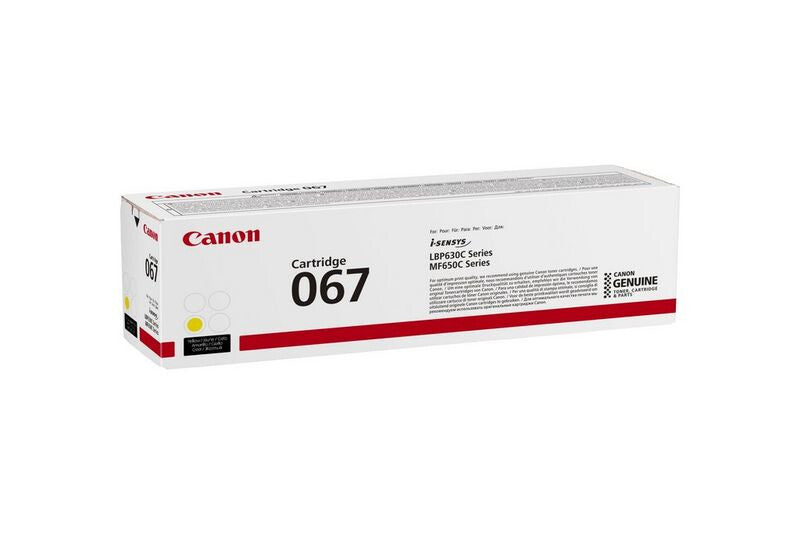 Canon 067 toner cartridge 1 pc(s) Original Yellow