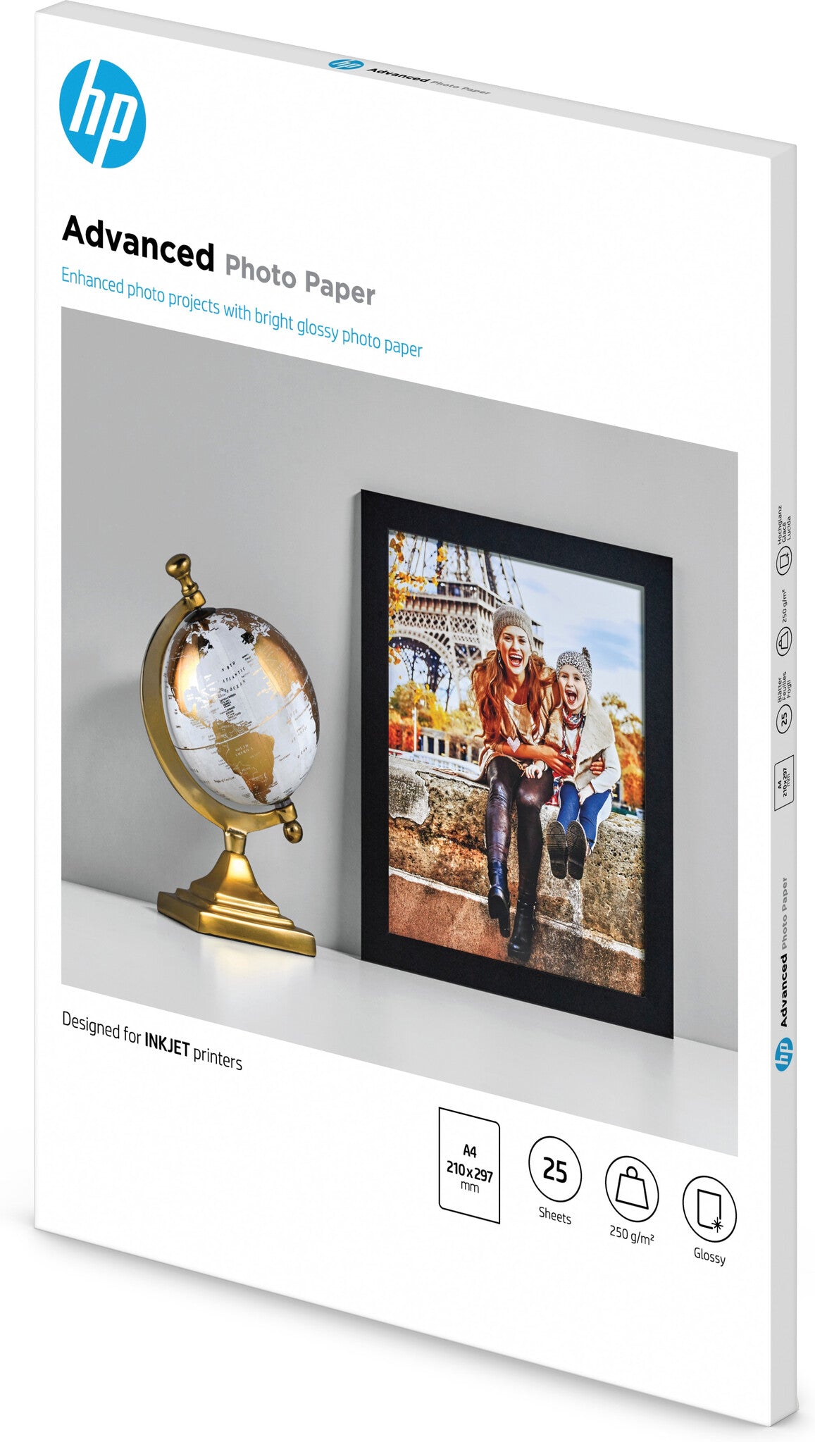 HP Advanced Glossy Photo Paper-25 sht/A4/210 x 297 mm